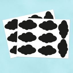 Petites étiquettes autocollantes ardoise - Nuage-Étiquettes 8,99 € Ludilabel 1