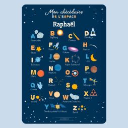 Poster Abécédaire - L'espace-Posters 15,99 € Ludilabel Espace 1