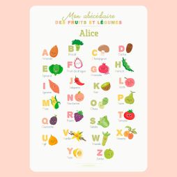 Poster Abécédaire - Les Fruits et Légumes-Posters 15,99 € Ludilabel Fruits, Légumes, Plantes 1