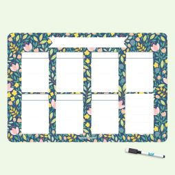 Planning Effaçable - Semaine - Fleurs-Planificateur 18,99 € Ludilabel Fleurs 1