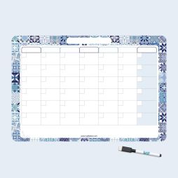 Planning Effaçable - Mensuel - Azulejos-Planificateur 18,99 € Ludilabel Motifs 1