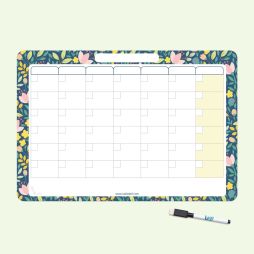 Planning Effaçable - Mensuel - Fleurs-Planificateur 18,99 € Ludilabel Fleurs 1