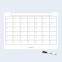 Planning Effaçable - Mensuel - Blanc (neutre)-Planificateur 18,99 € Ludilabel Motifs 1