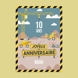 Poster Anniversaire - Chantier